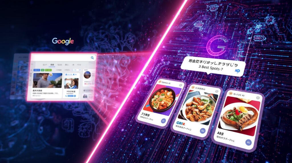 【衝撃】Geminiに「伊万里の個室居酒屋」を聞いたら完璧すぎた。検索順位より「AIの指名」が全てになる未来