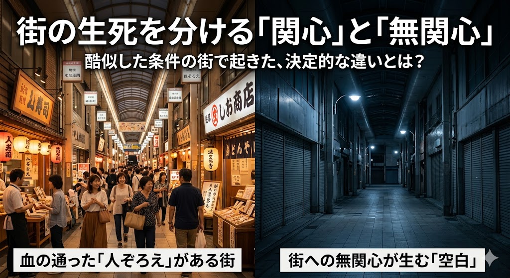 山口市の商店街にあって、佐賀にないもの。街の生死を分ける「無関心」の正体
